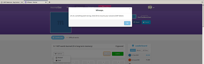 Course%20quit%20CSRF%20failed