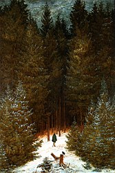 The Chasseur in the forest 1814