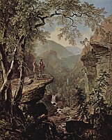 Asher Brown Durand. Kindred Spirits (1849, Crystal Bridges Museum of American Art)