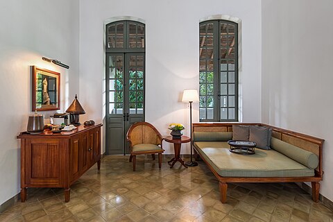 Lobby lounge of Amantaka Suite Amantaka Hotel Luang Prabang Laos