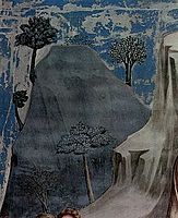 Giotto. Flight into Egypt (detail) 1304-1306, Cappella degli Scrovegni (Padua)