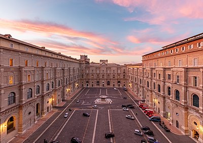 Courtyard of Belvedere, Vatican City
