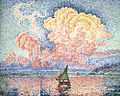 Paul Signac: The Pink Cloud, Antibes, 1916