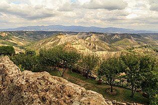 Erosion, Valle dei Calanchi, Civita di Bagnoregio