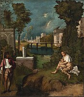 Giorgione, Tempest, (c. 1515, Accademia Galleries, Venice)
